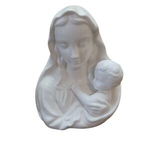 Vintage INARCO‎ 1963 Madonna and Child Religious Figurine Planter E-322